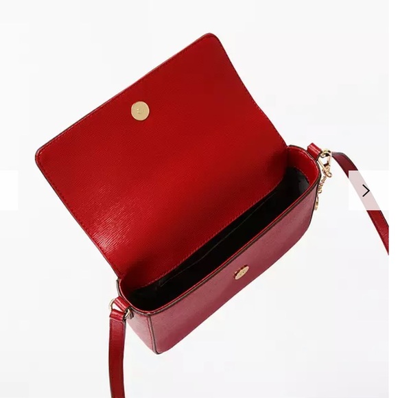 DKNY Red Crossbody Flap Bag - Picture 3 of 10